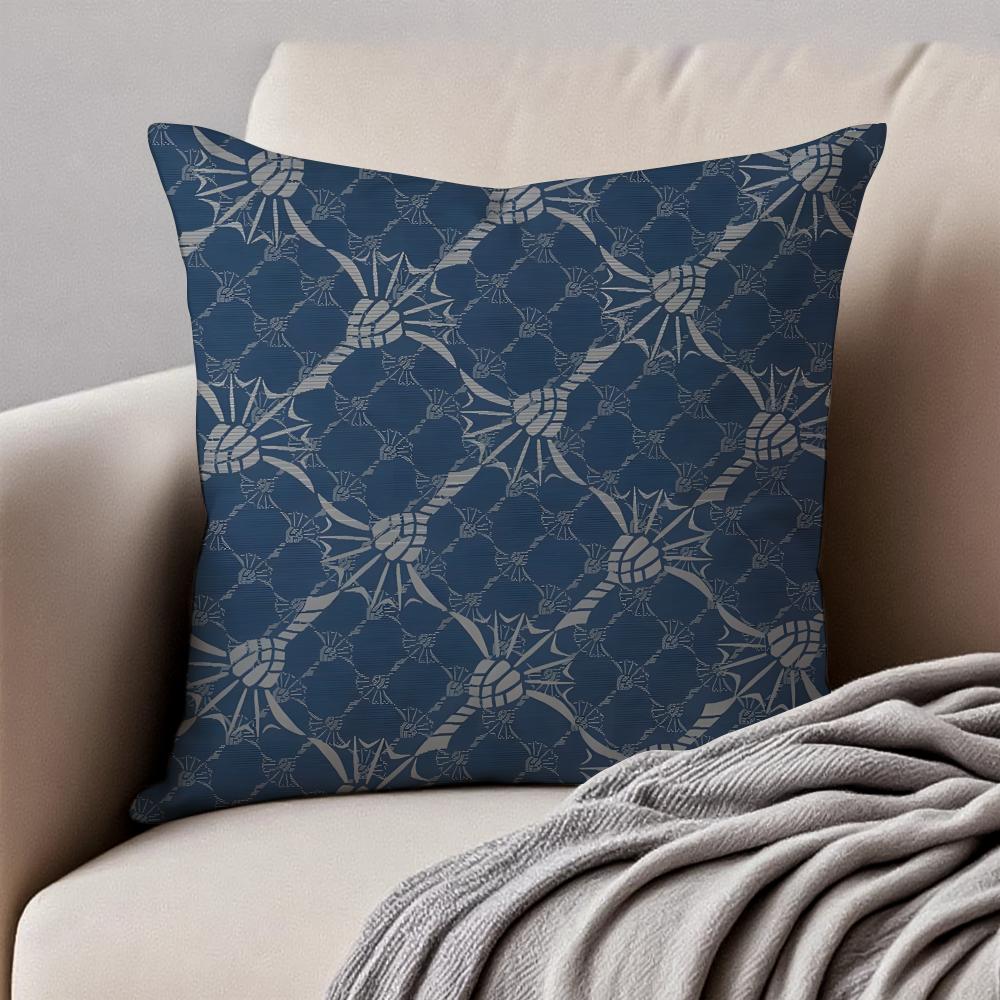 Fashion Luxury vintage JoopIcons Cushion Cover Pillowcase Antidustmite Invisible Zipper Short Plush Sofa Cushion