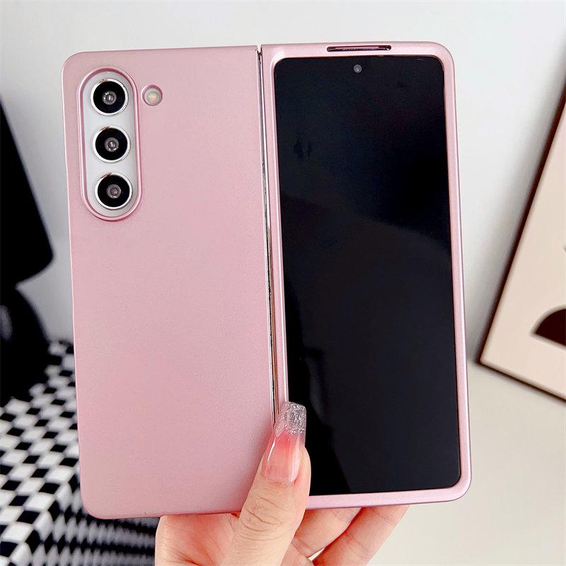 Luxuriöse faltbare Handyhülle mit Hauterkennung, magnetisch, kabelloses Laden für Huawei, Samsung, OPPO VIVO, Xiaomi, faltbare Handyhülle