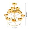 62KD 1PC 3 Layer 14 Lamp Home Table Centerpieces Butter Lamp Desk Ornament Holder