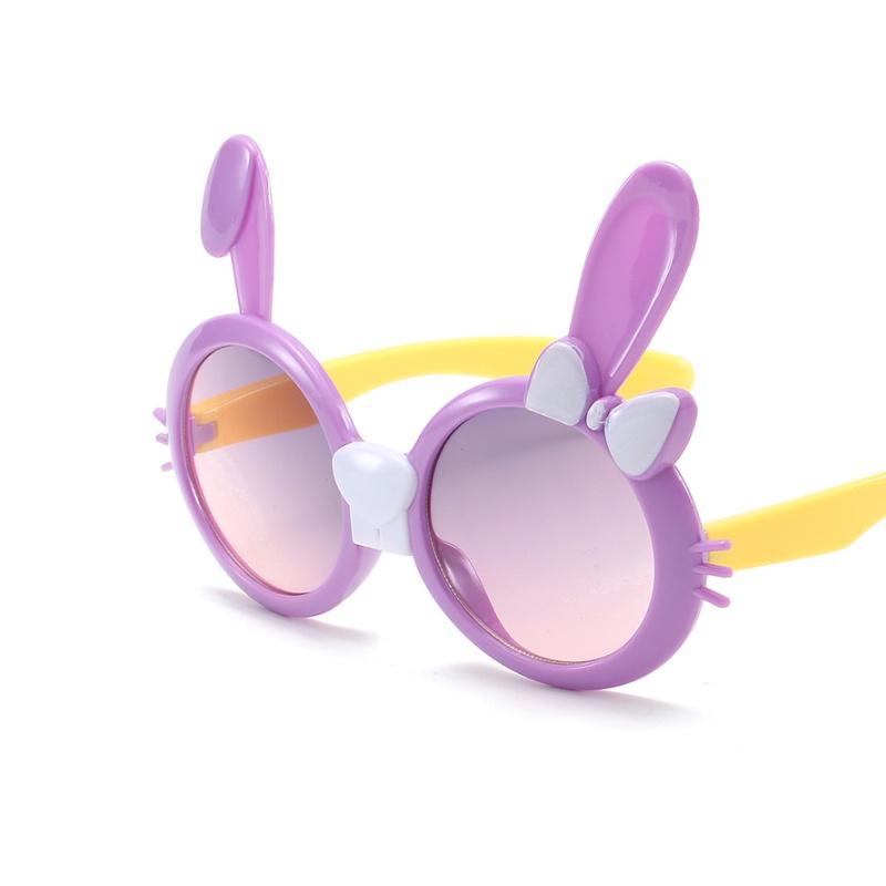 Stylish Rabbit-frame Sunglasses For Kids Perfect For Any Occasion