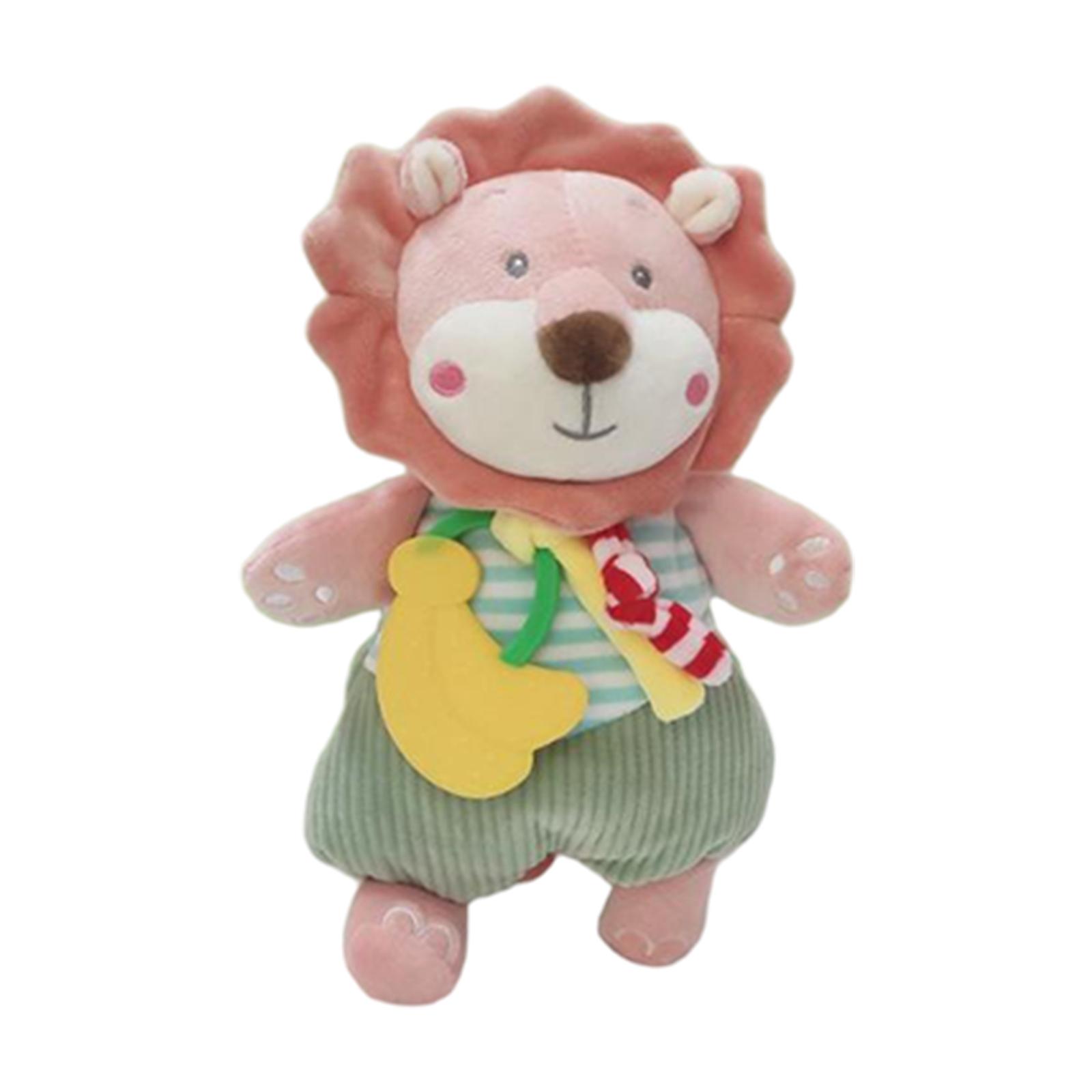 

Comfort Blanket Doll Hand Puppet Baby Toy Bib Doll Chew Toy One Size