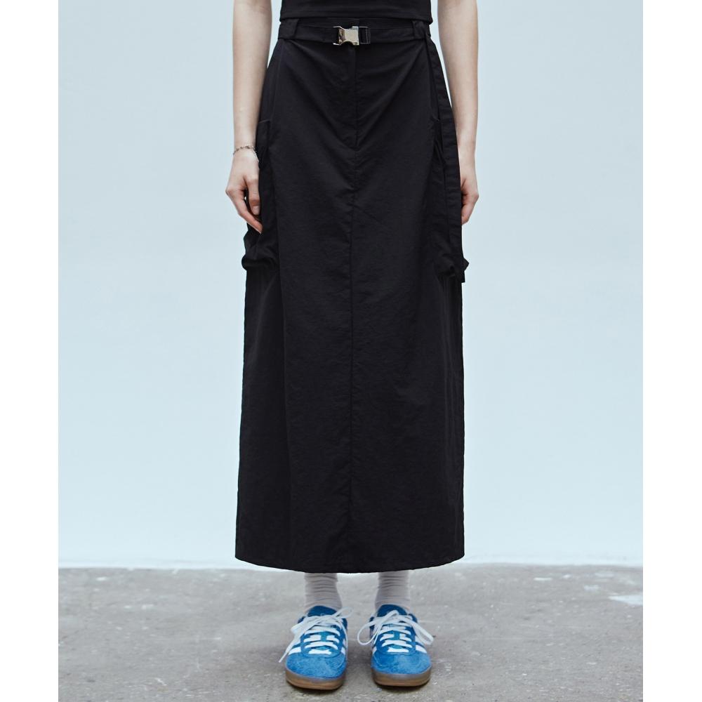 

ЮБКА NICKNICOLE WIND CARGO BELT BLACK