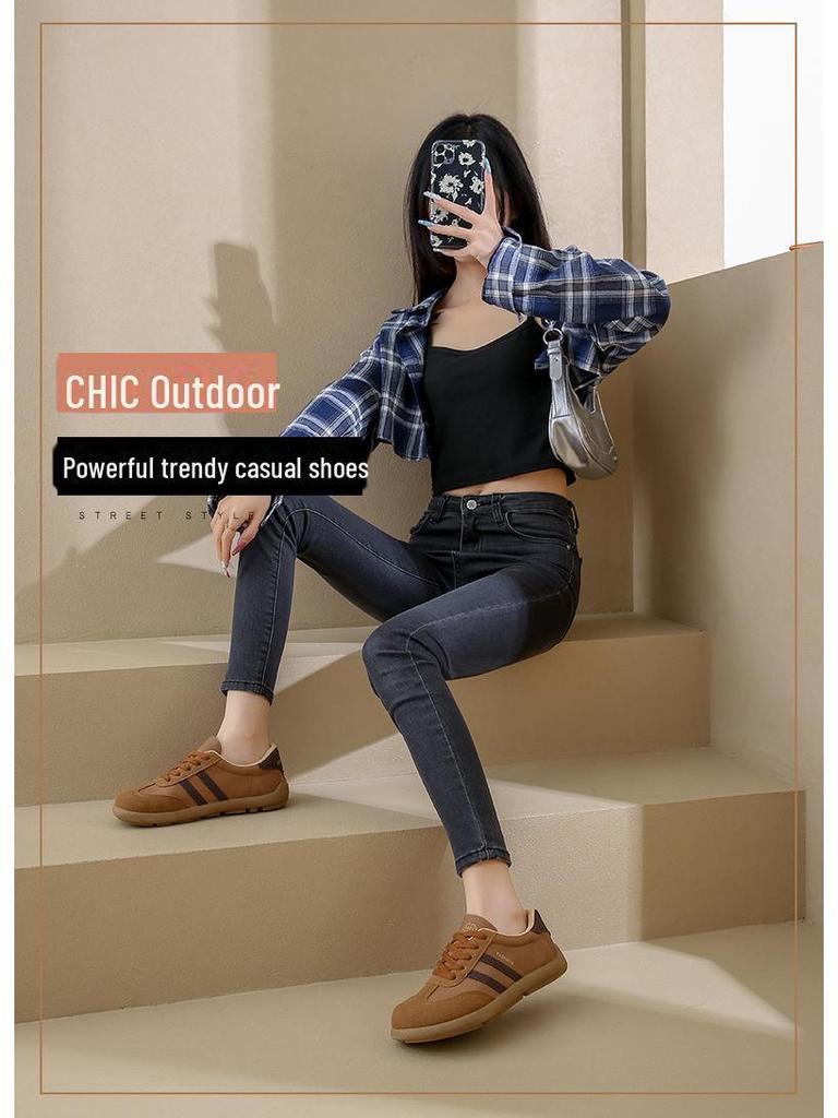 2024 Koreańskie Damskie Jesienne Buty do Biegania Forrest Gump - Modne, Codzienne, Studenckie Sportowe Sneakersy (Model 287-1)