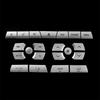 For Jaguar XF Sticker Gear Button Accessories For Car Interior Replacement Parts X250 Center Console Button Cover 2010 To 2015