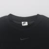 Nike Logo Printed Pattern Crew Neck Pullover Long Sleeve Sweatshirt Women Sweatshirt Black DQ6845-010