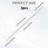 3Pcs 20" Ground Strap, 20 inch Grounding Straps Universal Tinned Copper Cable