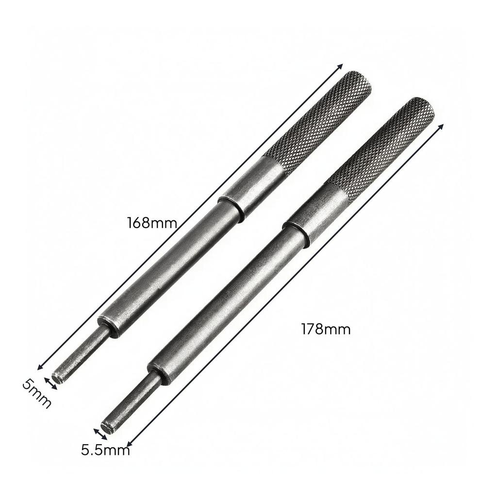 2 Pieces Motorcycle Repair Tool Alloy Valve Guide Installer Long-Lasting