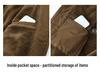 2025 Men's Velvet Jacket: Wear-Resistant, Warm, Detachable Fur Collar, Cotton Coat