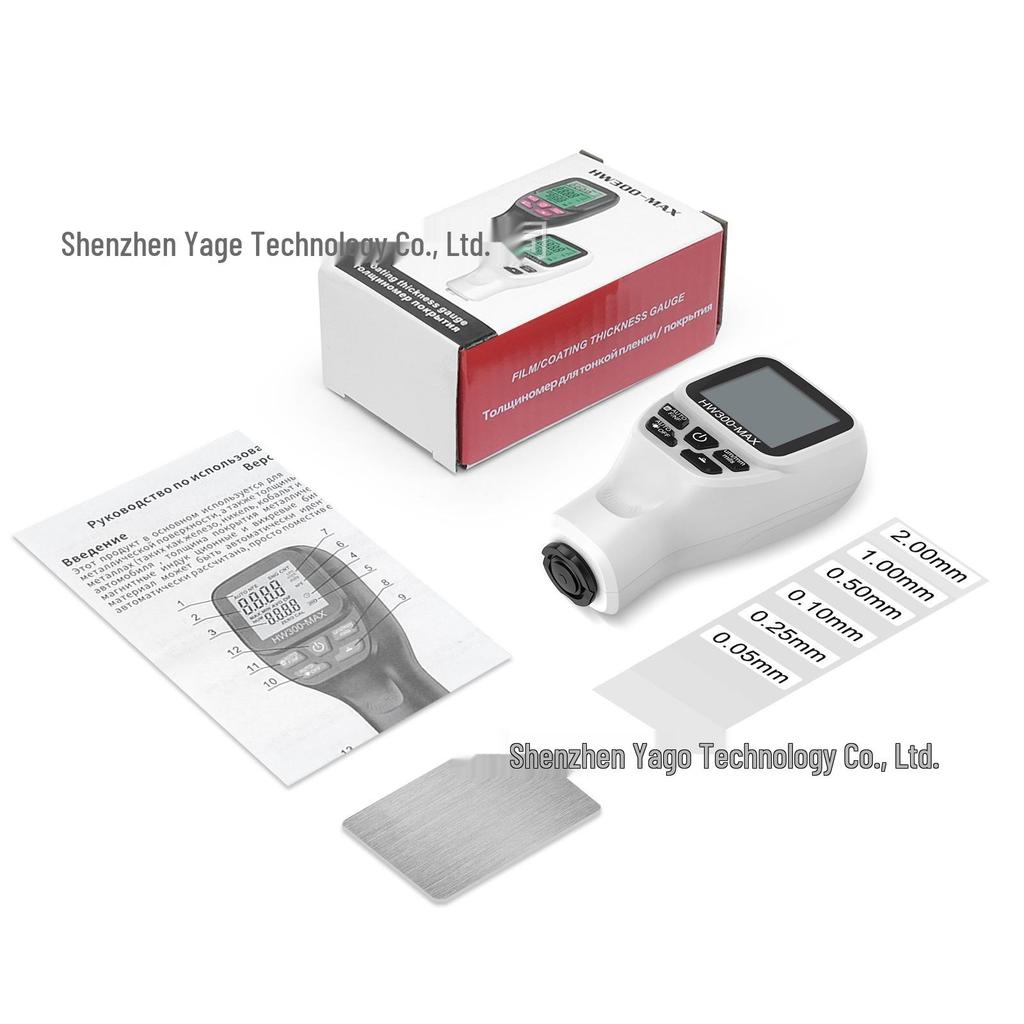 HW300-MAX Anti-Slip Coating Thickness Gauge for Industrial and Automotive Paint Measurement