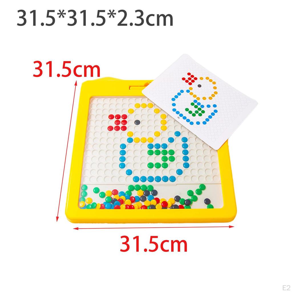 Magnetic Doodle Board Game Prizes Party Favors Drawing Pad for Kids Children 31.5cmx31.5cmx2.3cm
