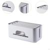 Cable Management Box, Organizer, Lightweight, Hider for Power Strips, Desktops,