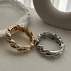 Gold Silver Geometric Spring Bangles Water Drop Cuff Wide Bangles  Chunky Bangles