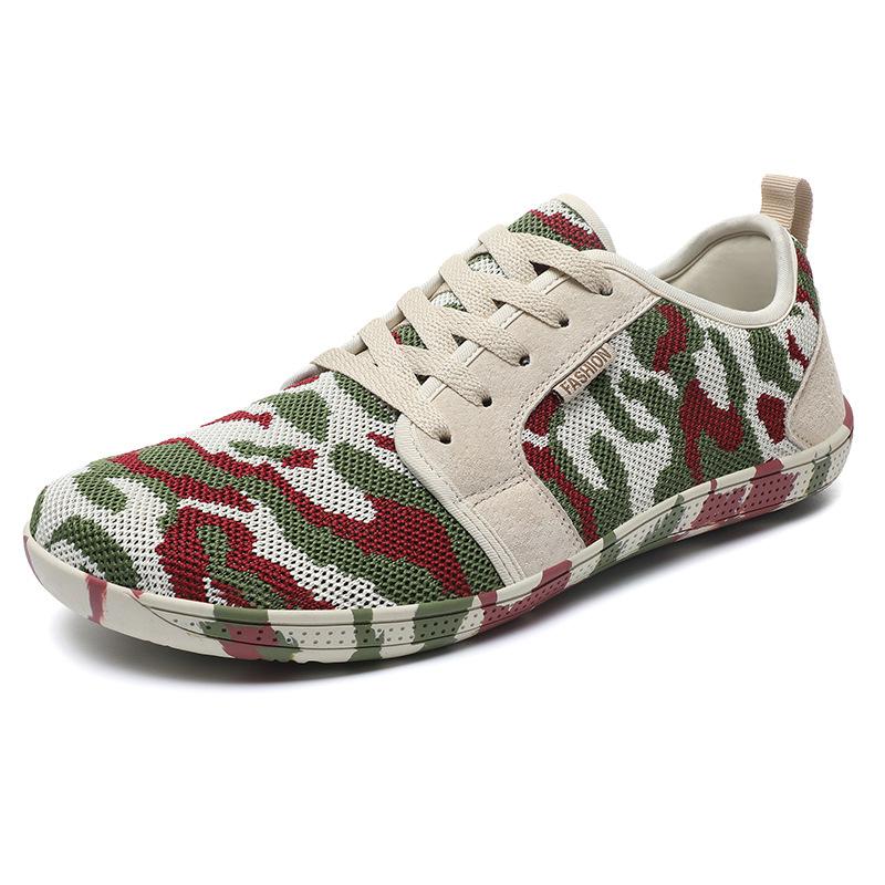 Large Size Comfortable Fly-woven Casual Shoes, Light, Breathable and Non-slip Indoor Fitness Shoes, Barefoot Running Tide Shoes