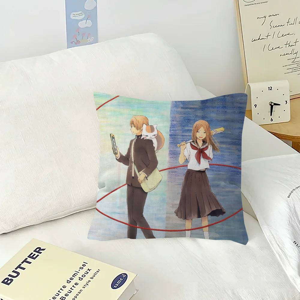 Anime N-Natsumes B-Book Of F-Friends  Pillow Gift Home Office Decoration Bedroom Sofa Car Cushion Cover Case 45x45