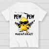 PEW PEW MADAFAKAS Cotton Summer Casual Cool Loose T-Shirt