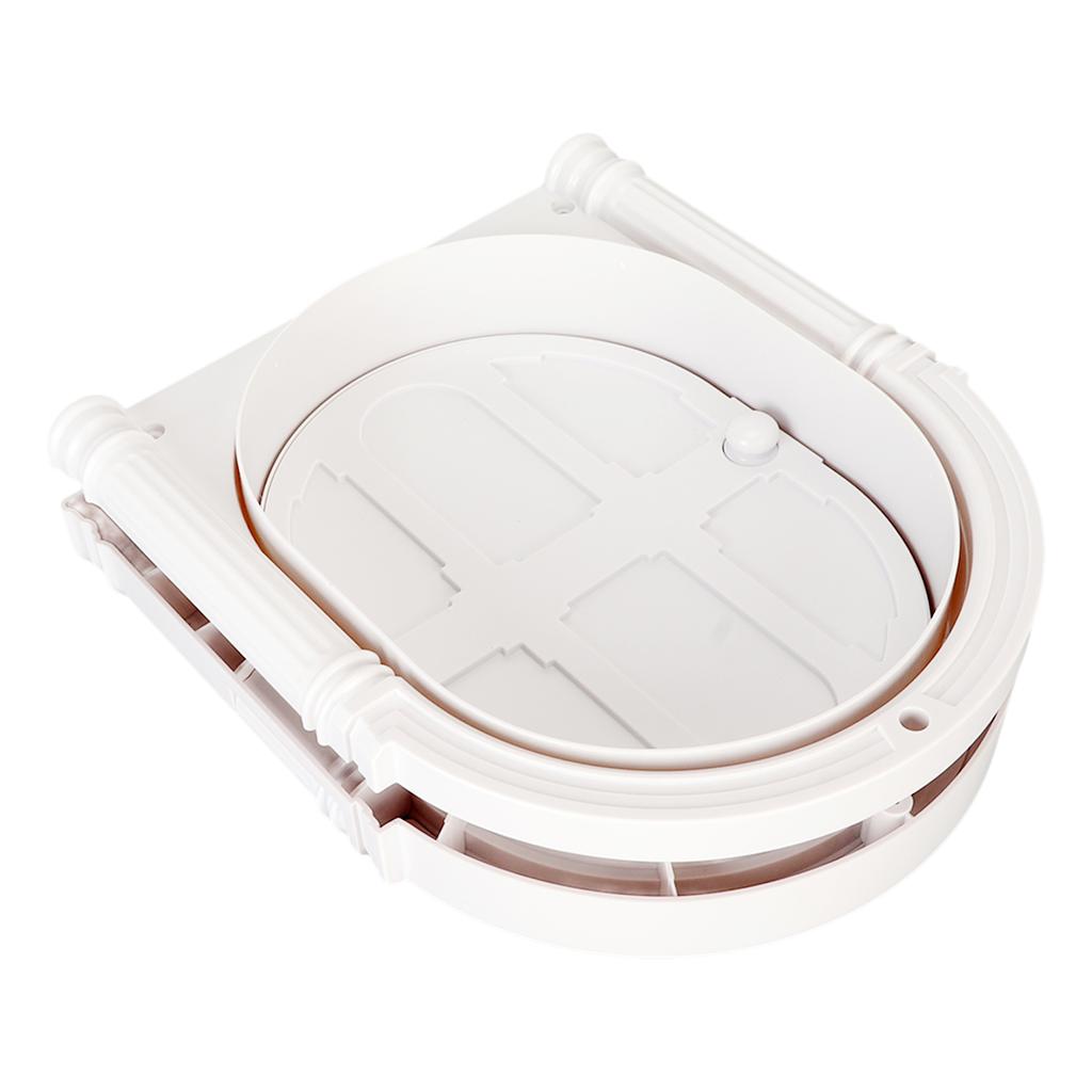 Arched Cat Door ABS Easy DIY Installation Safe Durable Flapless Pet Interior Door for Cats Puppy