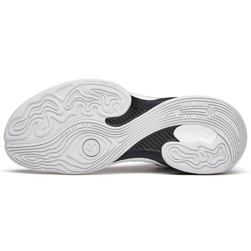 Anta KT7 KT ROCCO Cushioning Support High-Top Performance Basketball Shoes Men's Gray White Sneakers 112141101-5
