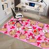 Chair Mat: Cute capybear Heart Chair Mat for Office Carpet Large Size Home Decor, Sofa Rug, Desk Pad Gift for Bedroom, Living Room, and All Rooms