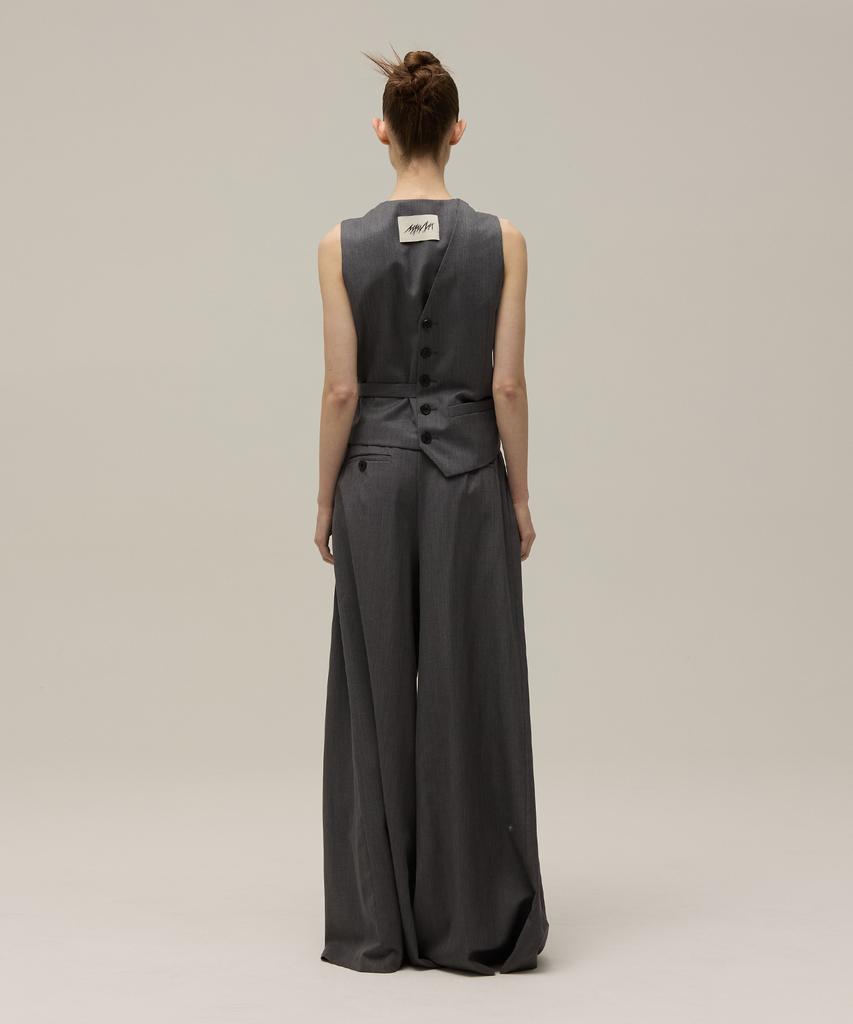 MMAM Wide Pin Tuck Slacks