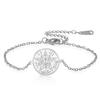 Minimalist Lucky Pentagram Coin Pendant Charm Bracelet Fashion Jewelry