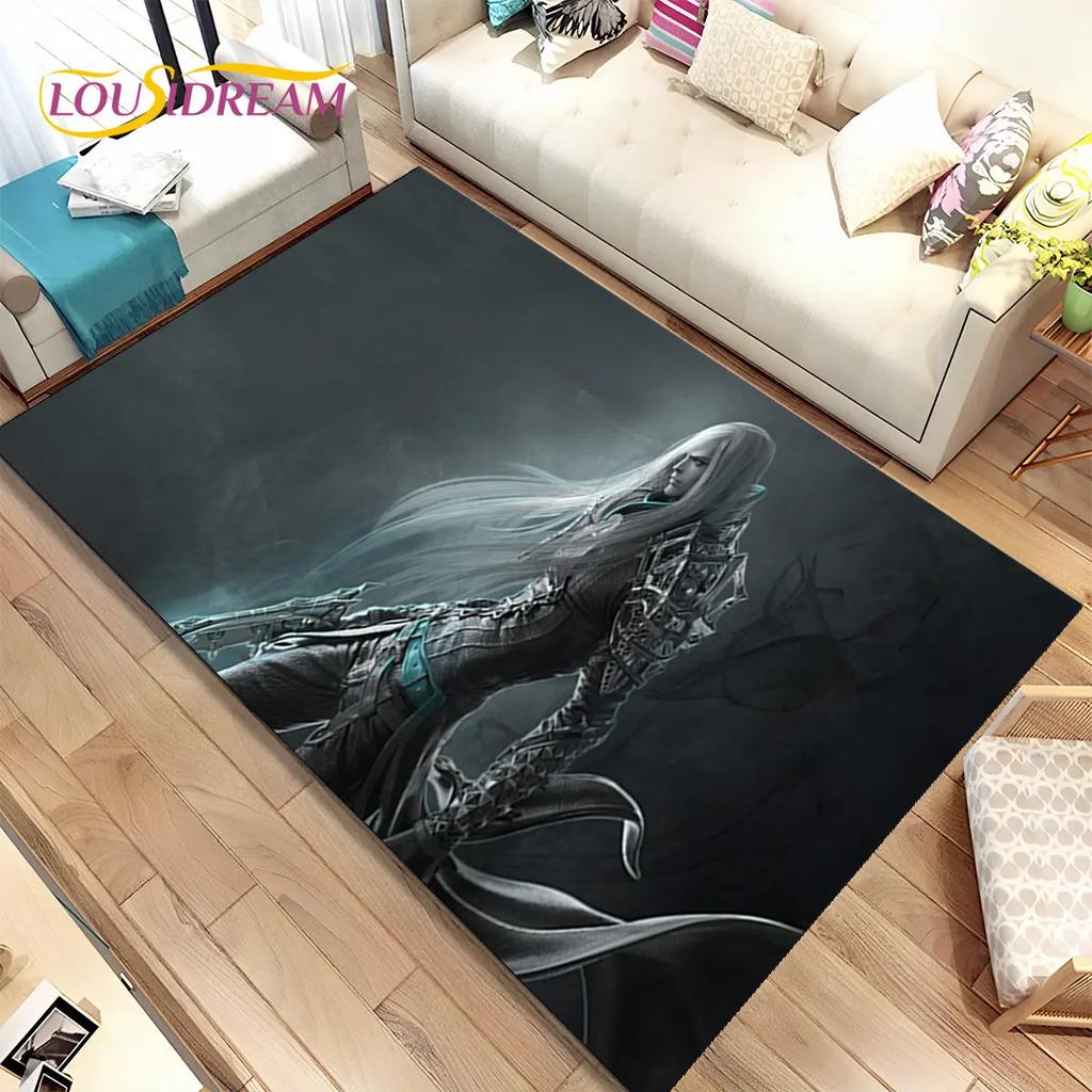 3D Lost Ark Game Gamer Cartoon Area Rug,Carpet Rug for Living Room Bedroom Sofa Doormat Decoration,kids Play Non-slip Floor Mat