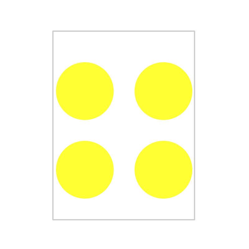 10 Colors Mixed Polka Dot Round Label Stickers: Small & Large, Red, Yellow, Blue, Green, Pink, White, Black, Orange