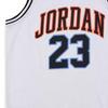 Jordan Vest 23 Brand Logo Letter Sports Breathable Mesh Sleeveless Kids Tops White DO1968-635