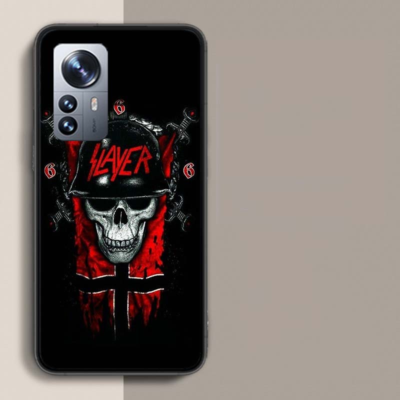 Slayer Heavy Metal Rock Band Phone Case For Xiaomi Mi 13 12T Poco F7 Pro 14 Ultra 15 Pro 12X 12 9 8 Lite 5G 11T 11i 10 10T Pr