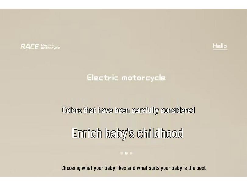 Rechargeable Kids' Electric Tricycle - Remote Control Ride-On Motorcycle for Boys & Girls.