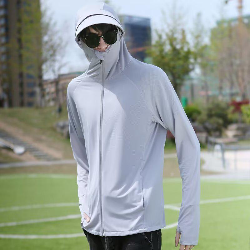 Men's Summer UV Protection Lightweight Breathable Outdoor Shirt for Fishing & Cycling