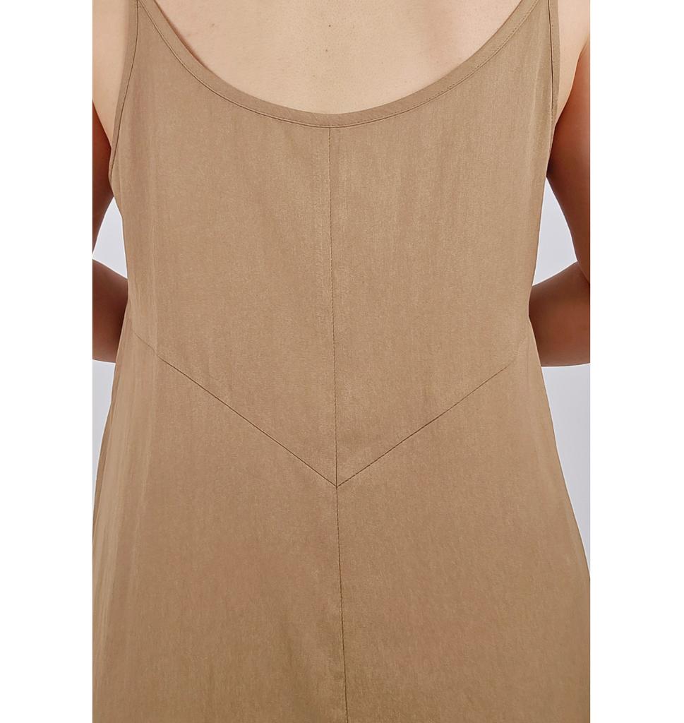 Ellichoi Mulberry Slip Dress [Olive]