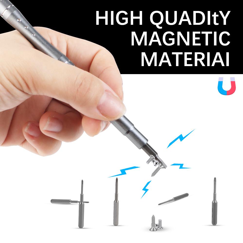 Set de șurubelnițe de precizie profesionale portabile, set de scule de reparații electronice, biți magnetici Phillips Torx, 128 în 1