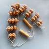 Wooden Back Massage Roller Meridian Manual Lymphatic Drainage Tool Deep Tissue Muscle Pain Relief for Body Neck Leg