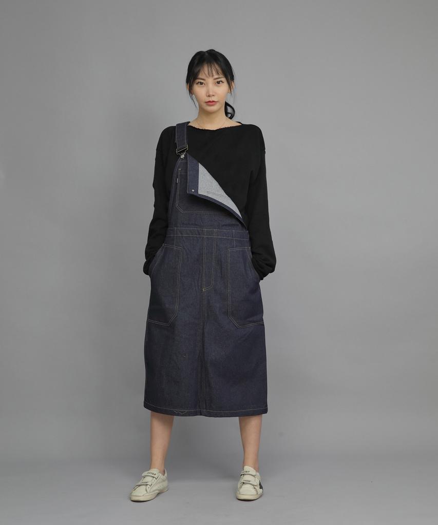 Seinteukeulu Heavy Terry Grunge Sweatshirt Hgs-802 Black