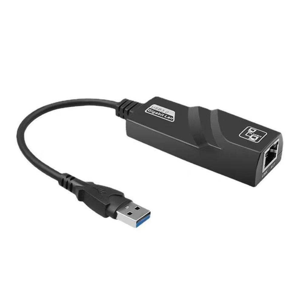 Adaptor USB Gigabit Ethernet Plug and Play 3 0 la Convertor RJ45 pentru Laptop Telefon TV Box Placă de Rețea cu Fir