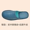 Fashion Cowhide Slippers Men Home Use Japanese Closed Toe Indoor Leather Slippers Spring and Autumn Comfortable Bottom Non-Slip Slides