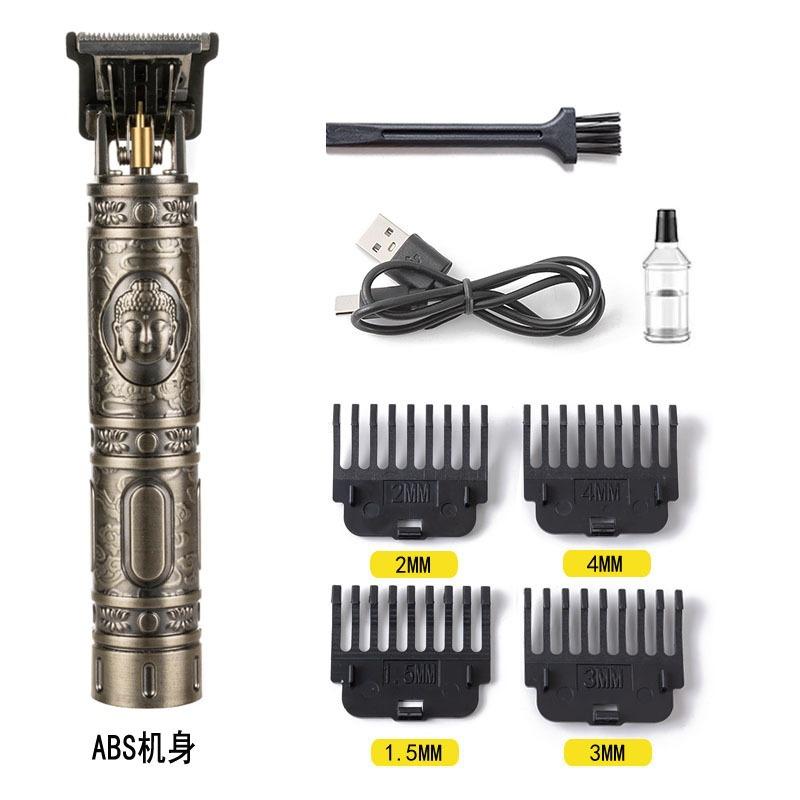 Professional Hair Clippers Electric Haircut Kit Hair Trimmer Grooming Waterproof Rechargeable Close Cutting T Blade for Men
