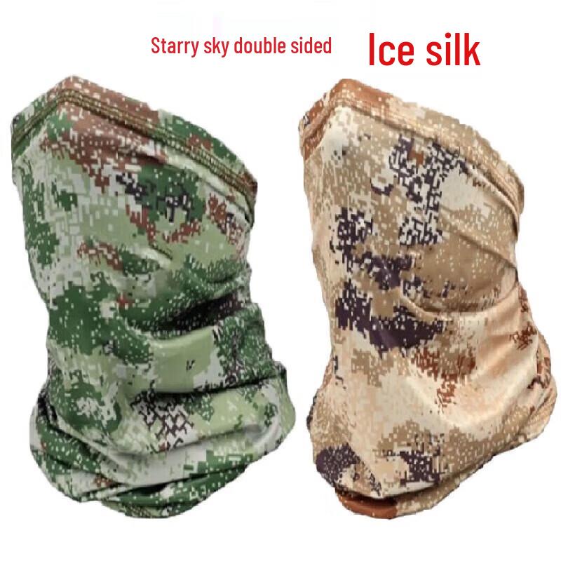 Ice Silk Camouflage Sun Protection Set