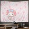 Sanrio Cinnamoroll Hello Kitty My Melody Tapestry Cute Bedroom Home Decor