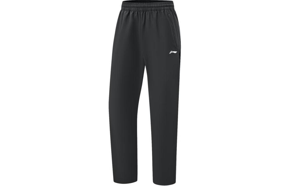Мужские вязаные спортивные штаны Li Ning Черные AYKU049-1