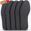 Bamboo Charcoal Shoe Insoles for Men and Women - Breathable Sweat-Absorbent Comfortable