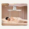 Ventilatori da Soffitto Portatili da Campeggio da 10800mAh Circolatore d'Aria per Tenda Raffrescatore Elettrico Ricaricabile da Esterno Luce LED Telecomando