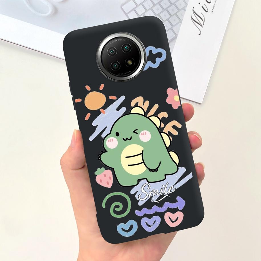 For Xiaomi Redmi Note 9T Note 9 5G Case Fashion Flower Shockproof Silicone Soft Matte Phone Cover For Xiomi Redmi Note 9T Fundas