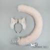 Handmade Cosplay Simulation Beast Ear Headdress J Accessories Rainbow Cat Ear Headband Cat Tail Set