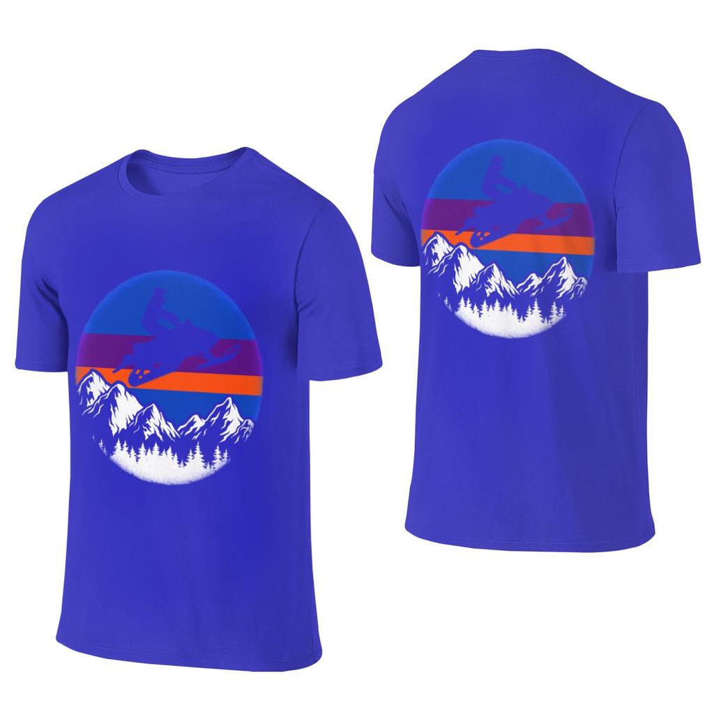 Snowmobiling Sled Vintage American Snowmobile Hong Kong Style Reversible Tshirt Casual Vibe Durable Unisexs Tshirts