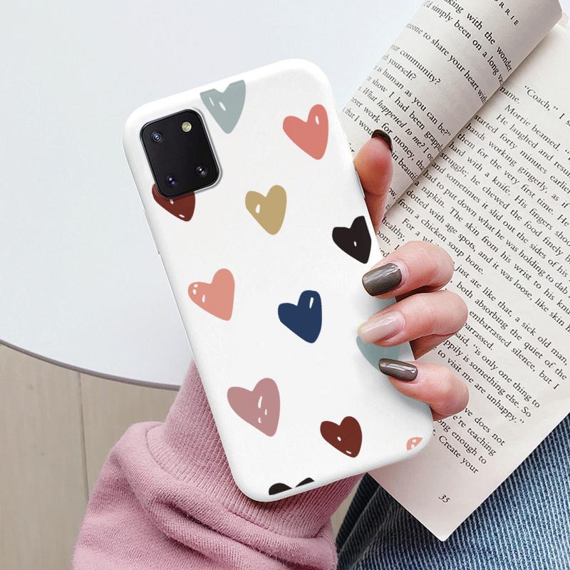 Měkké pouzdro pro telefon Samsung Galaxy Note 10 Lite Kryt na telefon Roztomilé květiny Motýl Fundas TPU Coque Pro Samsung Note 10 Lite Nárazník