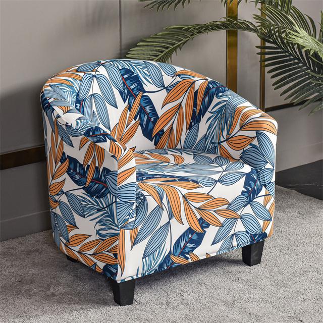 Geometric Sofa Cover Single Seat Couch Slipcovers For Living Room Stretch Spandex Washable Armchair Covers Furniture Protector