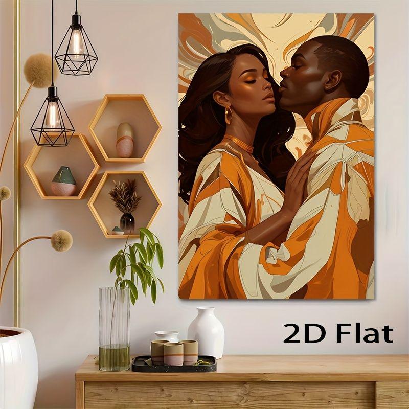 

Vintage Valentine s Day Metal Decorative Painting Gift for Couples Bedroom Living Room Cafe