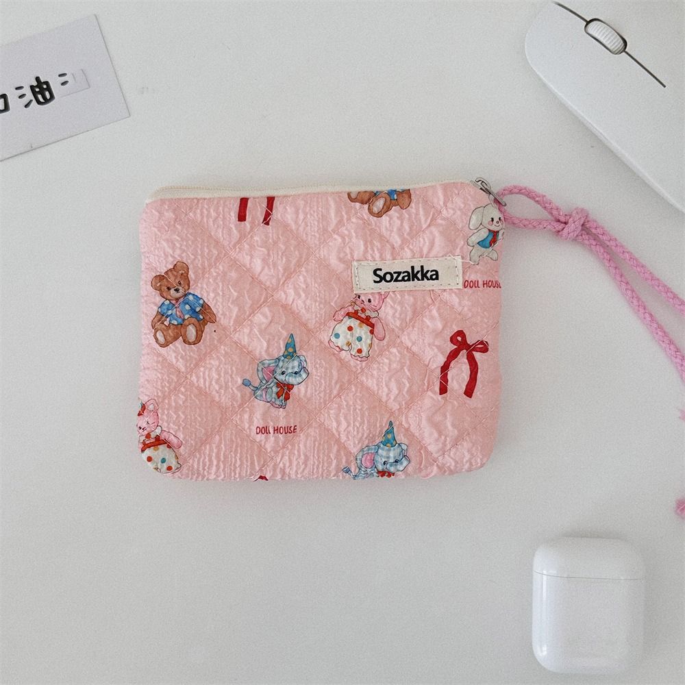 

Гаманці для дрібних монет. Сумка для зберігання з тваринами. Модна сумка на блискавці Pink Doll