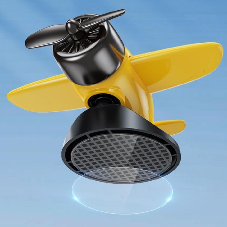 Multipurpose Solar Powered Rotating Aircraft Decors Energy Efficient Dashboard Decoration for Cars Offices Homes Present